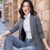 2023 Spring Fall Casual Ladies Blazer Women Jacket Office Business Work Wear Coat Clothes Elegant