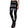 New 3849 Sexy Girl Slim Ninth Pants WOW Alliance Logo Lion Armour Cospaly Printed Stretch Fitness Women Leggings Plus Size
