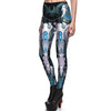 New 3849 Sexy Girl Slim Ninth Pants WOW Alliance Logo Lion Armour Cospaly Printed Stretch Fitness Women Leggings Plus Size
