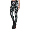 New 3849 Sexy Girl Slim Ninth Pants WOW Alliance Logo Lion Armour Cospaly Printed Stretch Fitness Women Leggings Plus Size