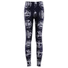 New 3869 Sexy Girl Slim Ninth Pants SpellBound ouija witchcraft Sun Printed Stretch Fitness Women Leggings Plus Size
