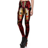 New Arrival 3759 Sexy Girl Superhero The Avengers Iron Man Printed Elastic Fitness Polyester Workout Women Leggings Pants Plus