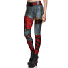 New Arrival 3798 Sexy Girl Superhero Deadpool Reaper Batman Printed Elastic Fitness Polyester Workout Women Leggings Pants Plus