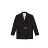 Blazers for Women Diamonds Decoration Large Button Sequin Blazer Women Spring Autumn Winter Clothes Women Jacket