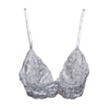 New Arrival Sexy Floral Lace Wire Vest Bra Bustier Sheer Top Seamless Transparent Cup Wireless Bras Female Lingerie Woman