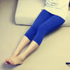 New Arrival Sexy Solid Women Summer Leggings High Stretched Jeggings Fitness short legging