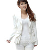 New Arrival Solid Color Elegant Womens Bowknot Long Sleeve  Lady Slim Coat Jacket Lady Suit Blazers fb LB