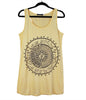New Arrival Summer Cotton Female Crop Tops Print Artistic Geometric Vest Sexy Fashion Sleeveless Women Blouse T Shirt 4 Sizes