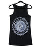 New Arrival Summer Cotton Female Crop Tops Print Artistic Geometric Vest Sexy Fashion Sleeveless Women Blouse T Shirt 4 Sizes
