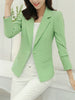 New Arrivals Solid Blazers Working Wear Autumn Winter Fashion One Button Suit Clothes Long Sleeve Notched Collar Coats 62739