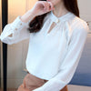 New Autumn 2022 Womens Tops and Blouses Long Sleeve Chiffon Blouse Ladies Tops Women Shirts Shirt Office White Blusa Feminina