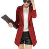 New Autumn Fashion Women Plaid Blazer Jacket Slim Fit WorkWear Suit Coat Plus Size Casual  Office Long Blazers Outwear SF359