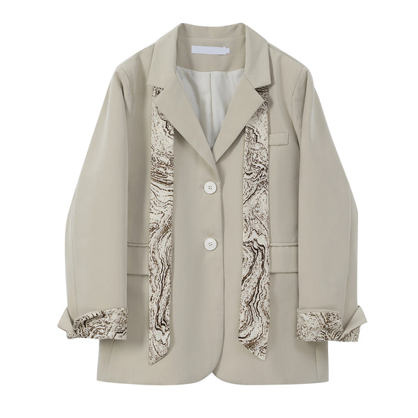 Autumn Winter Women Blazer Pockets Jackets Casual Suit Coat Elegant Korean Loose Female Long Sleeve Blazer Outerwear