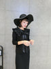 Black Belt Cross Products Lace Fold Bows Decorative detachable collar hand-painted women collar sweater