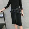 Black Belt Cross Products Lace Fold Bows Decorative detachable collar hand-painted women collar sweater