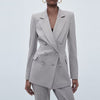Blazer 2023 Women Jacket Suits Formal Blazer Elegant Slim Office Suit Autumn Street Warm Suit Jacket Women