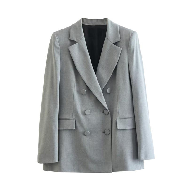 Blazer 2023 Women Jacket Suits Formal Blazer Elegant Slim Office Suit Autumn Street Warm Suit Jacket Women