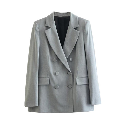 Blazer 2023 Women Jacket Suits Formal Blazer Elegant Slim Office Suit Autumn Street Warm Suit Jacket Women
