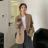 Blazer Coats For Women Jacket Ladies Office 2023 Spring Autumn Korean Oversized White Casual Suits Female Clothing