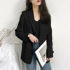 Blazers Women Oversized Long Sleeve Single Breasted Outwear Elegant Office Lady S-3XL Loose Suits Female Daily Spring Autumn