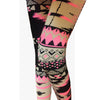 New Brand Women Warm Winter Knit Snowflake Leggings Xmas Stretch Pants Printing Nine Pants