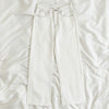 Chic White Jeans Woman Tassel High Waisted Denim Straight Pants Female Bottom Korean Vintage Street Jeans Mom