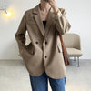 Design Back Split Irregular Double Breasted Autumn Suit Coats Women Elegant Notched Collar Office Lady Work Blazer Jackets