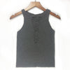 New Elasticity Knit Crop Tops Women Club Tank Top Wear On Two Sides Sexy Short Camis Female O-neck V-line Bandage Off White Tops