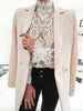 2023 Womens Lace Crochet Flower Blouses Ladies Cotton Casual Loose Long Sleeve Shirts female Hallow Out Tops