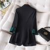 Blazer Coat Female Single-button Korean  Long Sleeve Solid Casual Elegant Professional Office Ladies Coat