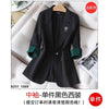 Blazer Coat Female Single-button Korean  Long Sleeve Solid Casual Elegant Professional Office Ladies Coat