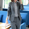 Design Women Suit Slim Long Sleeve Blazer With Skirt Two Pieces Set Office Lady Plus Size Work Wear