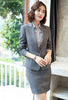 Design Women Suit Slim Long Sleeve Blazer With Skirt Two Pieces Set Office Lady Plus Size Work Wear