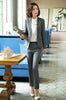Design Women Suit Slim Long Sleeve Blazer With Skirt Two Pieces Set Office Lady Plus Size Work Wear