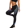 New Fashion Laser Glow in the Dark fitness high waist elastic leggings Women High Waist Fitness Leggings Stretch Pants Trousers