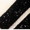 Women Shiny Double-breasted Sequins Suit Jacket Female Cotton Coat Black Slim Fit Blazers Fall Clothes with Belt