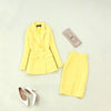 Women Skirt Suits Set Business Formal Blazer And Skirt Set Office Women Work Uniforms 2 Piece Set Women