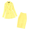 Women Skirt Suits Set Business Formal Blazer And Skirt Set Office Women Work Uniforms 2 Piece Set Women