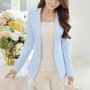 New Fashion Women Solid Blazer Females Casual Suit Womens Single Button Slim Jacket Female Top Coat Cape Ladies Korean Style