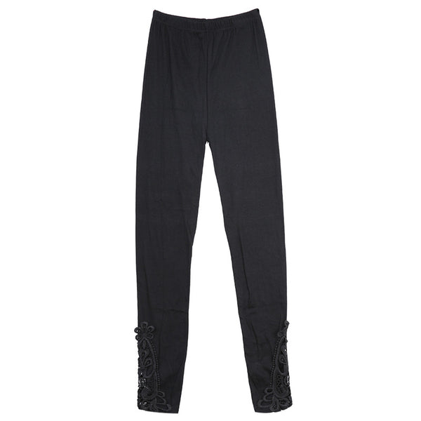 New Fashion Womens Lace Crochet patchwork Sexy Skinny Leggings Stretch hot ladies high waist long pants Trousers