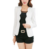 New Female Formal Solid Color Single Button Slim Fashion Office Business Suit Casual Jacket Women Coat Outwear