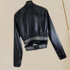 Female Sexy Crop Top Women Elegant Drill Satin Long Sleeve Shirt Woman Blouses Ladies Blusas Mujer De Moda Basic Shirts