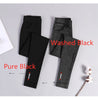 Korean Jeans Women Plus Size Winter Warm Jeans Pants Black Embroidery Skinny Fleeces Thick Pencil Pants Denim Trousers