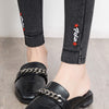 Korean Jeans Women Plus Size Winter Warm Jeans Pants Black Embroidery Skinny Fleeces Thick Pencil Pants Denim Trousers