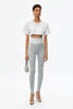Letter Jacquard Webbing Tight-fitting High-waist Trousers A Wang Women's Leggings King Pencil Pants Yoga Sports Trousers
