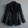 Long-sleeved Suit Jackets Women Clothing 2023 Spring Autumn Blazer Coats one button Short Blazers Outerwear b433