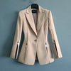 Long-sleeved Suit Jackets Women Clothing 2023 Spring Autumn Blazer Coats one button Short Blazers Outerwear b433