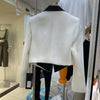 Loose Spring Style Women Small Short Blazer Jacket Thin Long Sleeve Casual Single Button Slim Female Outerwear