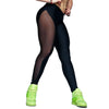 New Mesh Fitness Leggings Women Sexy Patchwork High Waist Skinny Leggings Black Breathable Pants Women Workout Pants