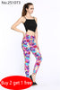 New Multiple Colors Flower Printed Legging Fashion Slim Women leggings Thin High Elastic Causal Fitness Pants Buy 2 Get 1 Free